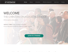 Tablet Screenshot of holbrookchurch.org